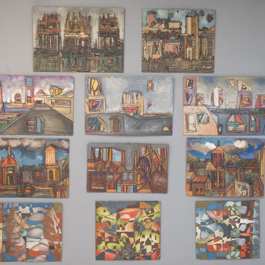 Group of 11 Oil Paintings