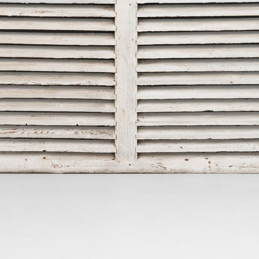 Pair of Painted Shutters