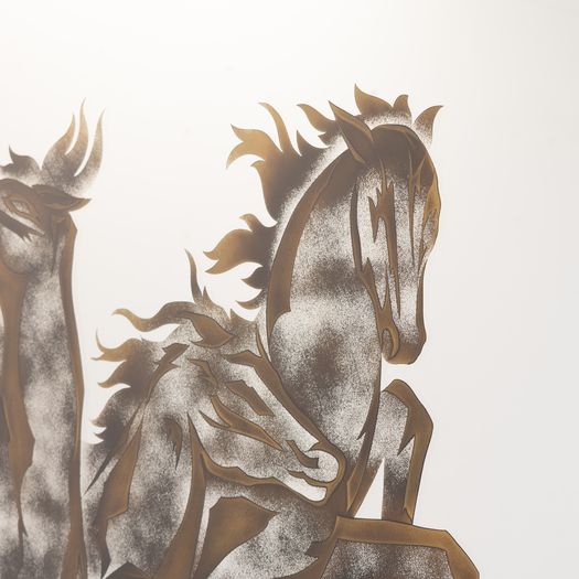 Large Decorative Frameless Mirror