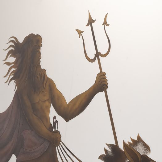 Large Decorative Frameless Mirror