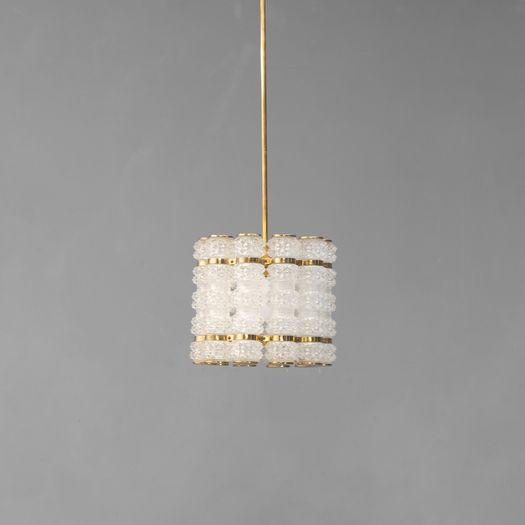 Crystal & Brass Pendant Pendant Light