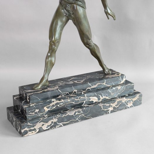 Bronze Olympian Figure