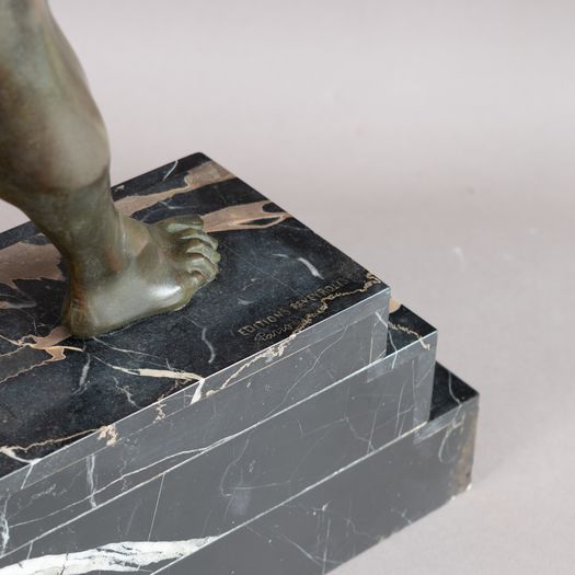 Bronze Olympian Figure