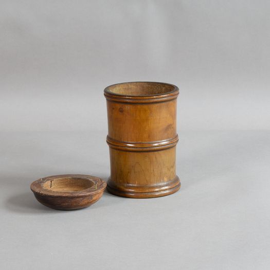 Treen String Jar