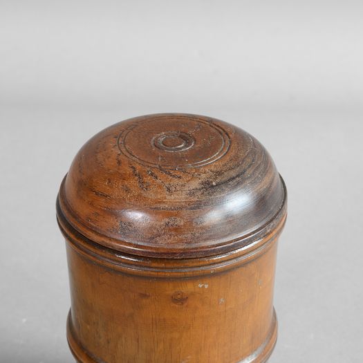 Treen String Jar