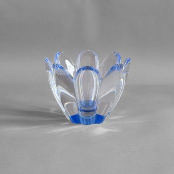 Glass Petal Bowl by Orrefors
