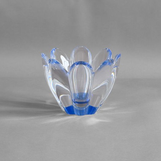 Glass Petal Bowl by Orrefors