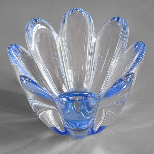 Glass Petal Bowl by Orrefors