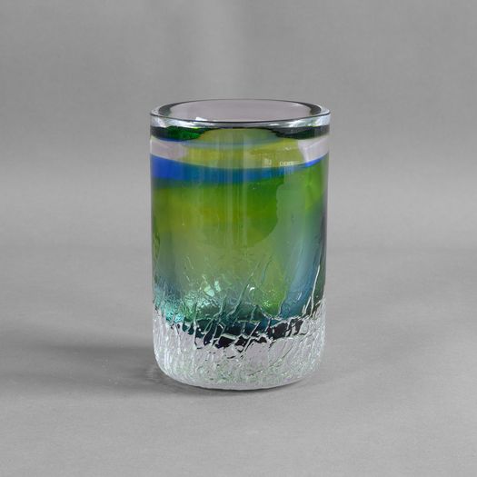 Pair Swedish Glass Vases
