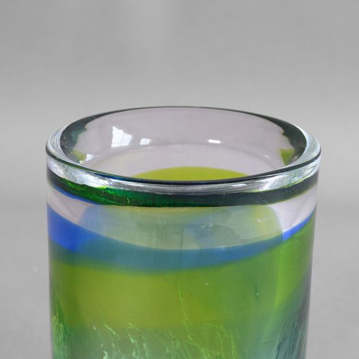 Pair Swedish Glass Vases