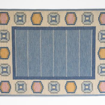 Mid-Century Swedish Kilim by Ingegerd Silow