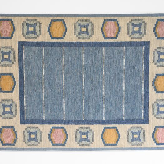 Mid-Century Swedish Kilim by Ingegerd Silow