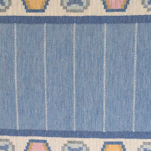 Mid-Century Swedish Kilim by Ingegerd Silow
