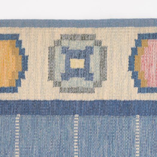 Mid-Century Swedish Kilim by Ingegerd Silow