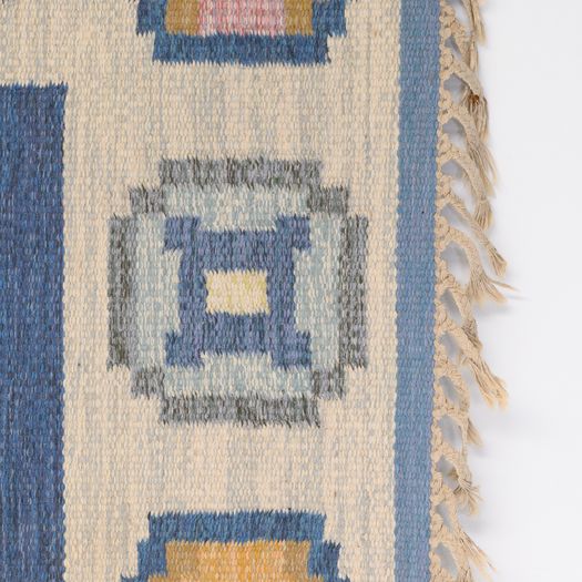 Mid-Century Swedish Kilim by Ingegerd Silow