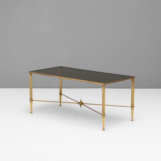 Mid-Century Brass Coffee Table