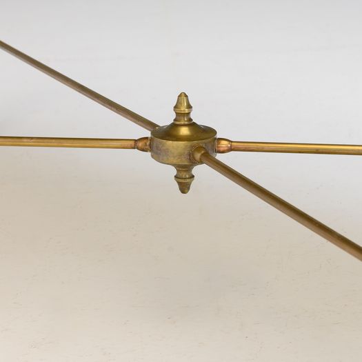 Mid-Century Brass Coffee Table