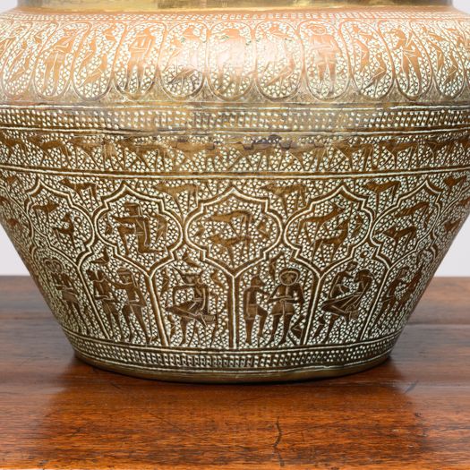 Decorative Brass Jardiniere