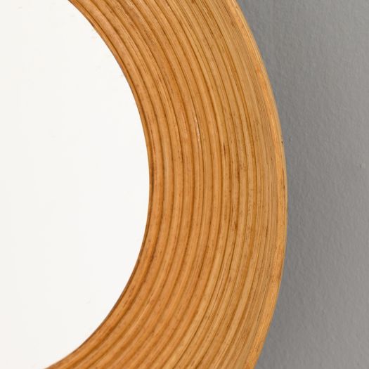 Mid-Century Cane Mirror