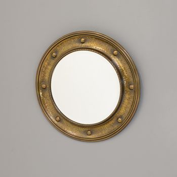 Brass Circular Mirror