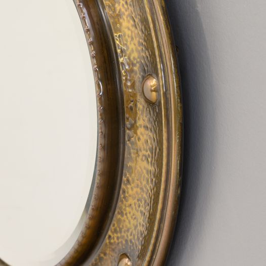 Brass Circular Mirror