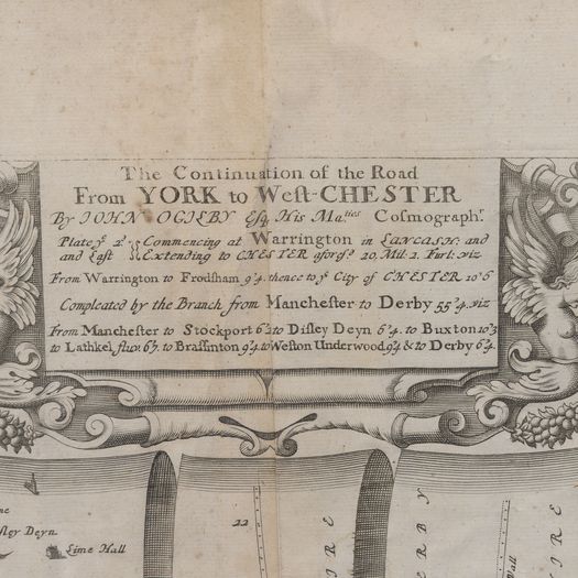Map of the York to Weft-Chester Road