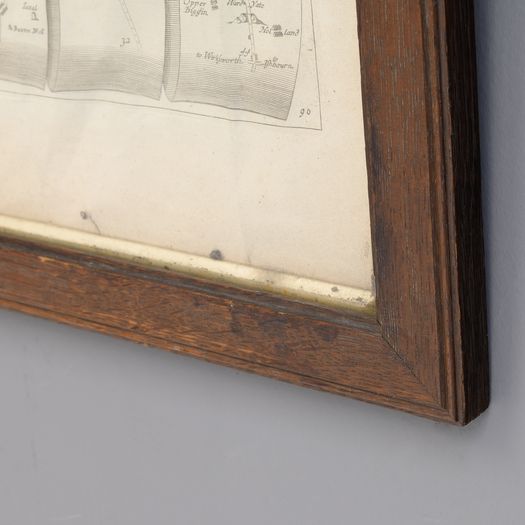 Map of the York to Weft-Chester Road
