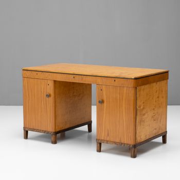 Art Deco Pedestal Desk
