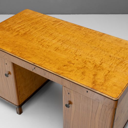 Art Deco Pedestal Desk