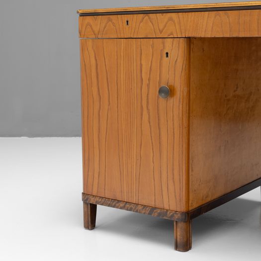 Art Deco Pedestal Desk