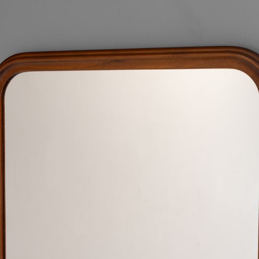 Danish Teak Framed Mirror