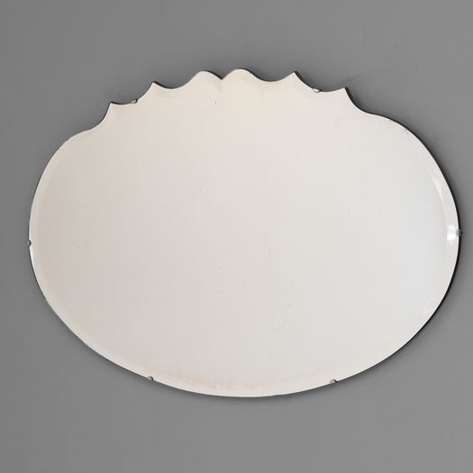 Frameless Oval Mirror