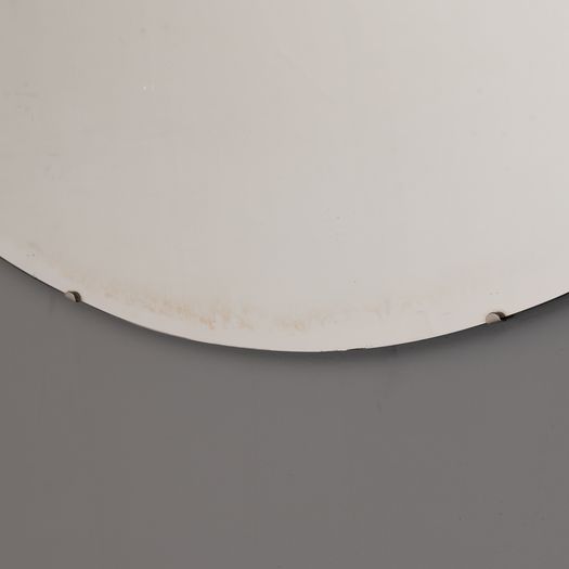 Frameless Oval Mirror