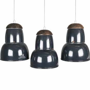 XLarge Enamel Ceiling Lamps