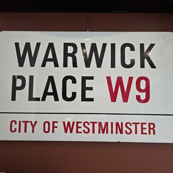 Enamel London Street Sign
