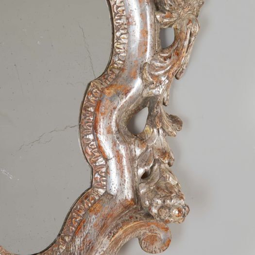 Pair of 18th Century Venetian Silver Gilt Mirrors