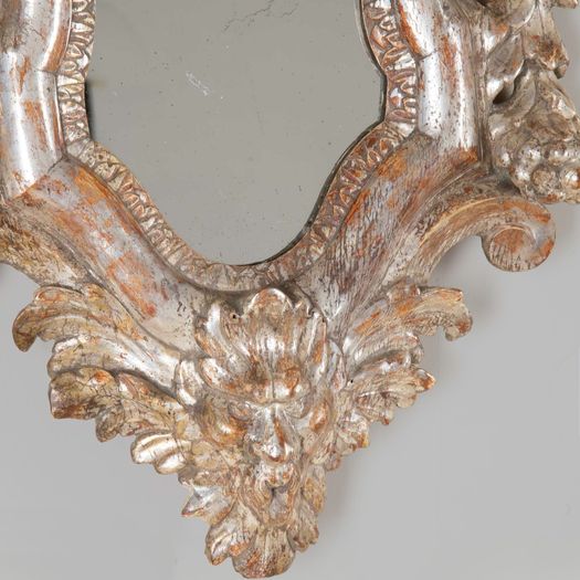 Pair of 18th Century Venetian Silver Gilt Mirrors
