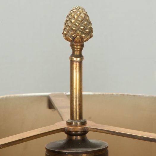 Pair of 20th Century French Maison Charles Style Frond Palm Lamps