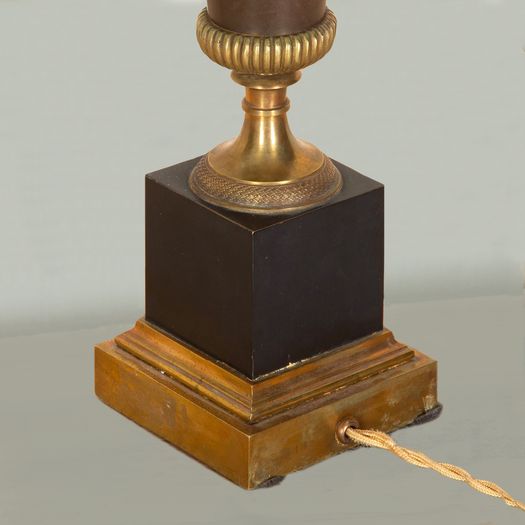 Pair of 20th Century French Maison Charles Style Frond Palm Lamps