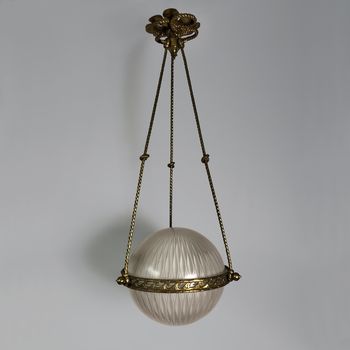 English 1920s Globe Light