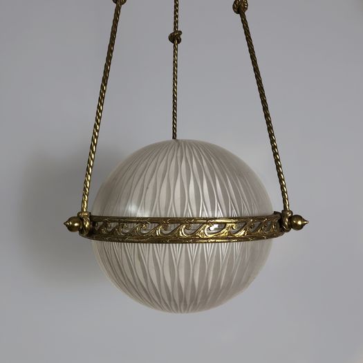 English 1920s Globe Light