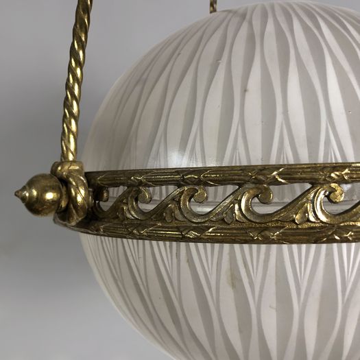 English 1920s Globe Light