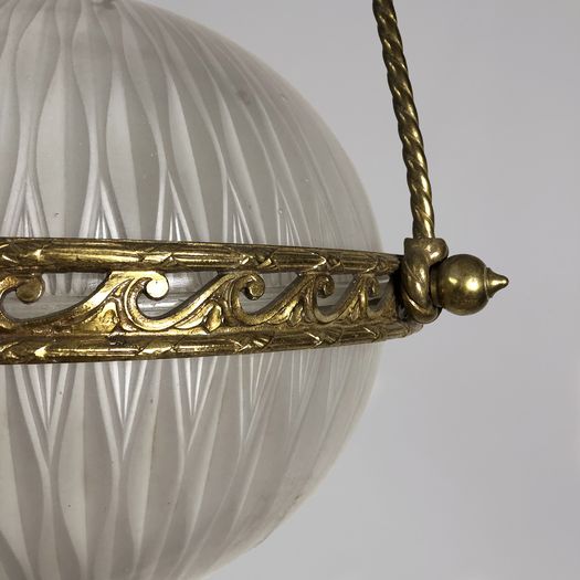 English 1920s Globe Light