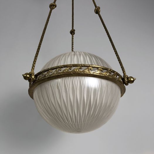 English 1920s Globe Light
