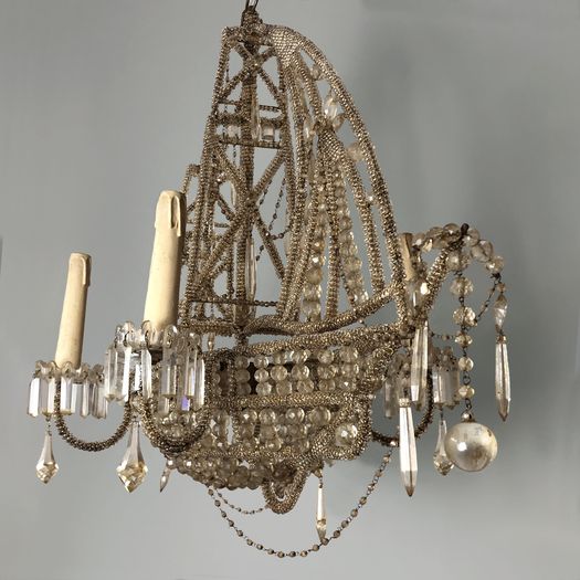 20th Century French Maison Bagues Style Ship Chandelier