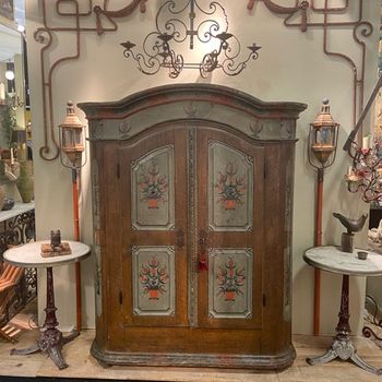 An Tyrolian Painted Cupboard 1813
