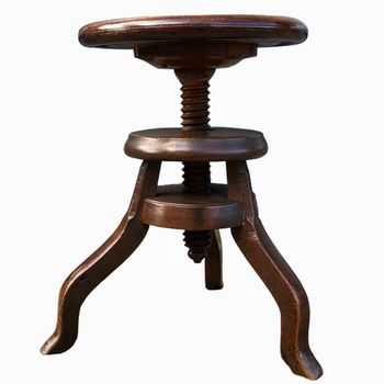 Early 20th Century adjustable artist stool