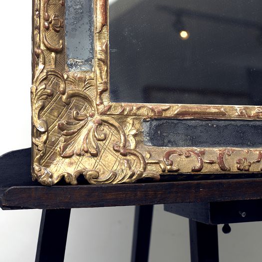 A French Regence parclose mirror