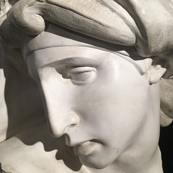 Italian Plaster Statue of Aurora after Michelangelo