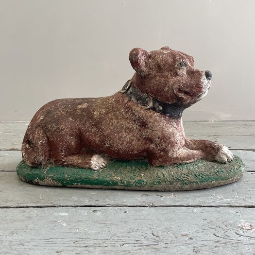 A Composite Stone Staffordshire Terrier